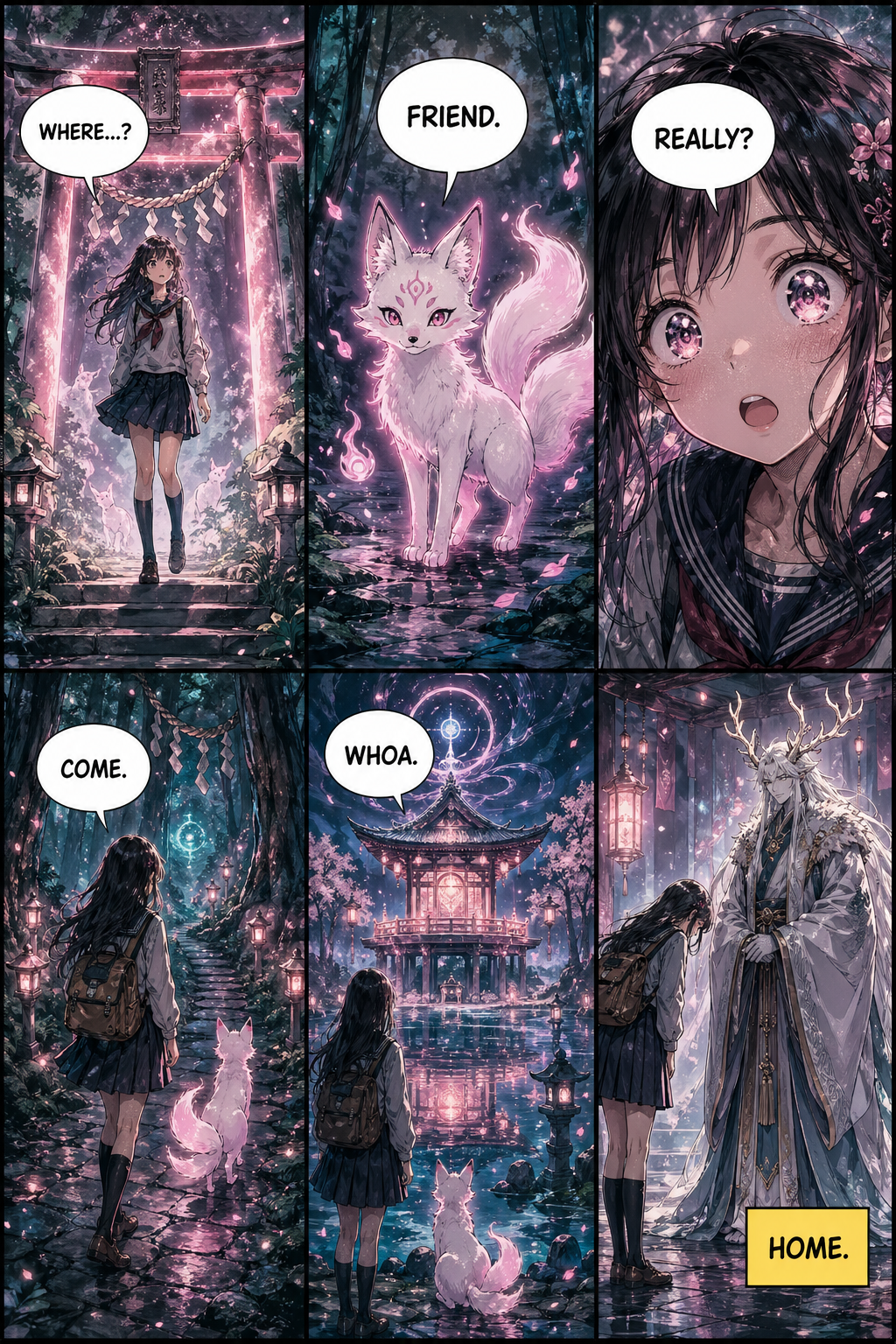 Spirit Realm — community sample published on Manhwa Creator